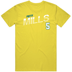 Patty Mills 5 Australia Favorite Olympics Athlete Retro Vintage Daisy Yellow Cotton T Shirt Patty Mills 5 Australia Favorite Olympics Athlete Retro Vintage Daisy Yellow Cotton T Shirt