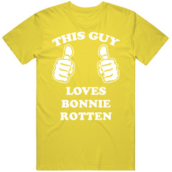 Bonnie Rotten This Guy Loves Xxx Adult Movies Porn Retro Vintage Daisy Yellow Cotton T Shirt