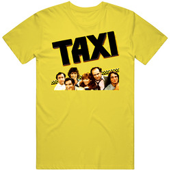 Taxi Retro Show Retro Vintage Daisy Yellow Cotton T Shirt Taxi Retro Show Retro Vintage Daisy Yellow Cotton T Shirt
