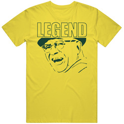 Vince Lombardi Legend Football Coach Green Bay Packers Retro Vintage Daisy Yellow Cotton T Shirt Vince Lombardi Legend Football Coach Green Bay Packers Retro Vintage Daisy Yellow Cotton T Shirt