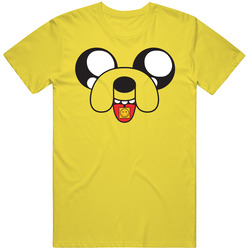 Jake On Acid Retro Vintage Daisy Yellow Cotton T Shirt Jake On Acid Retro Vintage Daisy Yellow Cotton T Shirt