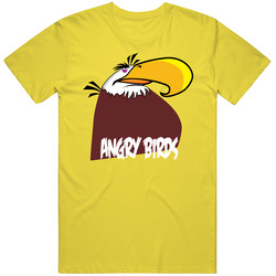 Mighty Eagle Angry Bird Design For All Type, All Size And All Suitable Color Retro Vintage Daisy Yellow Cotton T Shirt Mighty Eagle Angry Bird Design For All Type, All Size And All Suitable Color Retro Vintage Daisy Yellow Cotton T Shirt