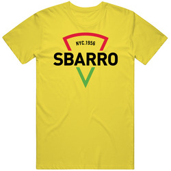 Sbarro Food Retro Vintage Daisy Yellow Cotton T Shirt Sbarro Food Retro Vintage Daisy Yellow Cotton T Shirt