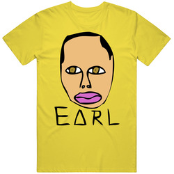 Earl Tee Retro Vintage Daisy Yellow Cotton T Shirt Earl Tee Retro Vintage Daisy Yellow Cotton T Shirt