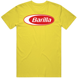 Barilla Food Retro Vintage Daisy Yellow Cotton T Shirt Barilla Food Retro Vintage Daisy Yellow Cotton T Shirt