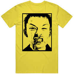 Thom Yorke Radiohead Emo Rockt Retro Vintage Daisy Yellow Cotton T Shirt Thom Yorke Radiohead Emo Rockt Retro Vintage Daisy Yellow Cotton T Shirt
