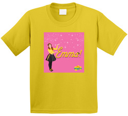 Emma Wiggle Kids Retro Vintage Daisy Yellow Cotton T Shirt