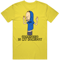 Cornholio Is My Homeboy Beavis And Butthead Retro Vintage Daisy Yellow Cotton T Shirt Cornholio Is My Homeboy Beavis And Butthead Retro Vintage Daisy Yellow Cotton T Shirt