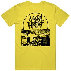 A Global Threat Punk Rock Retro Retro Vintage Daisy Yellow Cotton T Shirt A Global Threat Punk Rock Retro Retro Vintage Daisy Yellow Cotton T Shirt