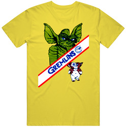 Gremlins Classic 80s Movie Retro Vintage Daisy Yellow Cotton T Shirt
