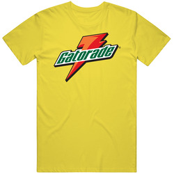 Lemonde Gatorade Energy Drinking Retro Vintage Daisy Yellow Cotton T Shirt Lemonde Gatorade Energy Drinking Retro Vintage Daisy Yellow Cotton T Shirt
