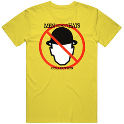New Styke Rock Band Men Without Hats Collection Retro Vintage Daisy Yellow Cotton T Shirt New Styke Rock Band Men Without Hats Collection Retro Vintage Daisy Yellow Cotton T Shirt