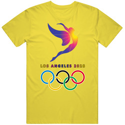 Los Angeles Olympics 2028 T Shirt L.a Olympics Summer Event Unisex Top Retro Vintage Daisy Yellow Cotton T Shirt Los Angeles Olympics 2028 T Shirt L.a Olympics Summer Event Unisex Top Retro Vintage Daisy Yellow Cotton T Shirt