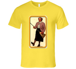 Robin Williams Mrs. Doubtfire Character Retro Vintage Daisy Yellow Cotton T Shirt Robin Williams Mrs. Doubtfire Character Retro Vintage Daisy Yellow Cotton T Shirt
