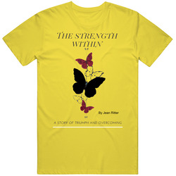 The Strength Within Retro Vintage Daisy Yellow Cotton T Shirt The Strength Within Retro Vintage Daisy Yellow Cotton T Shirt