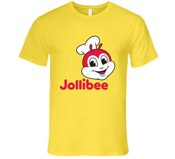 New Jollibee Face Classic Logo Retro Vintage Daisy Yellow Cotton T Shirt New Jollibee Face Classic Logo Retro Vintage Daisy Yellow Cotton T Shirt
