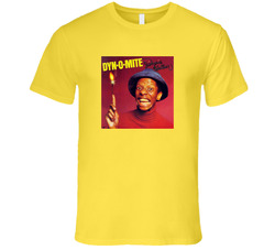 Jimmy Walker Dyn-o-mite Retro Quote Retro Vintage Daisy Yellow Cotton T Shirt Jimmy Walker Dyn-o-mite Retro Quote Retro Vintage Daisy Yellow Cotton T Shirt