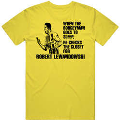 Robert Lewandowski Borussia Dortmund Soccer Football Polish Retro Vintage Daisy Yellow Cotton T Shirt Robert Lewandowski Borussia Dortmund Soccer Football Polish Retro Vintage Daisy Yellow Cotton T Shirt
