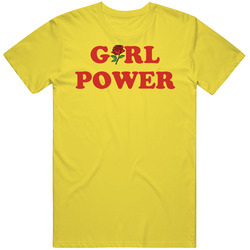 Girl Power Cool Gift Retro Vintage Daisy Yellow Cotton T Shirt Girl Power Cool Gift Retro Vintage Daisy Yellow Cotton T Shirt