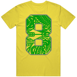 Marcus Mariota Heisman Oregon Duck Retro Vintage Daisy Yellow Cotton T Shirt Marcus Mariota Heisman Oregon Duck Retro Vintage Daisy Yellow Cotton T Shirt