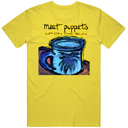 Up On The Sun Meat Puppets Album 80s Retro Vintage Daisy Yellow Cotton T Shirt Up On The Sun Meat Puppets Album 80s Retro Vintage Daisy Yellow Cotton T Shirt