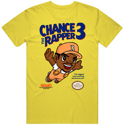 Chance The Rapper Nintendo Super Marios Bros 3 Retro Vintage Daisy Yellow Cotton T Shirt Chance The Rapper Nintendo Super Marios Bros 3 Retro Vintage Daisy Yellow Cotton T Shirt