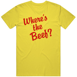 Where's The Beef? Vintage Retro Gift Retro Vintage Daisy Yellow Cotton T Shirt Where's The Beef? Vintage Retro Gift Retro Vintage Daisy Yellow Cotton T Shirt
