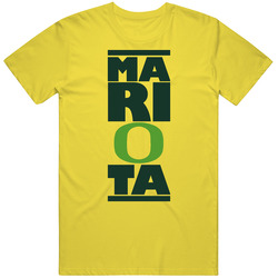 Marcus Mariota Oregon Football Hawaii Quarterback Rose Retro Vintage Daisy Yellow Cotton T Shirt Marcus Mariota Oregon Football Hawaii Quarterback Rose Retro Vintage Daisy Yellow Cotton T Shirt
