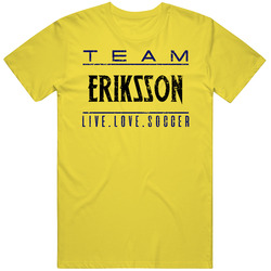 Magnus Eriksson Live Love Sweden World Cup 2018 Soccer Lovers vintage retro daisy yellow T Shirt