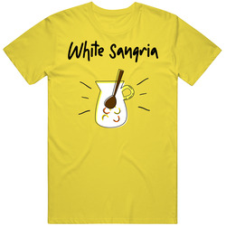 White Sangria Cannabis Ganja Marijuana Strain Smoking Fan vintage retro daisy yellow T Shirt