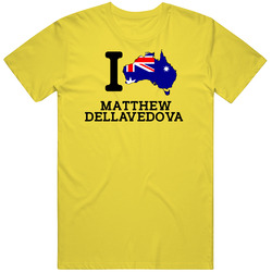I Love Matthew Dellavedova Australia Basketball Olympics vintage retro daisy yellow T Shirt I Love Matthew Dellavedova Australia Basketball Olympics vintage retro daisy yellow T Shirt