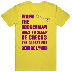 George Lynch California Boogeyman Basketball Hockey Baseball Football vintage retro daisy yellow T Shirt George Lynch California Boogeyman Basketball Hockey Baseball Football vintage retro daisy yellow T Shirt