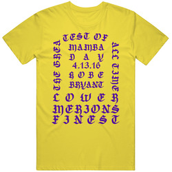 Kobe Bryant Greatest Of All Time vintage retro daisy yellow T Shirt Kobe Bryant Greatest Of All Time vintage retro daisy yellow T Shirt