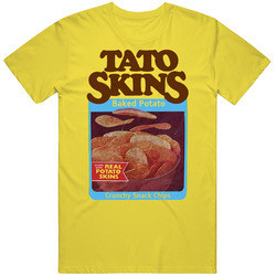 Tato Skins Retro Chips Keebler vintage retro daisy yellow T Shirt Tato Skins Retro Chips Keebler vintage retro daisy yellow T Shirt