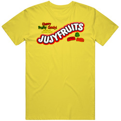 Jujyfruits Classic Candy Food Seinfeld vintage retro daisy yellow T Shirt Jujyfruits Classic Candy Food Seinfeld vintage retro daisy yellow T Shirt