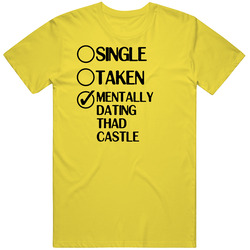 Single Taken Dating Thad Castle Blue Mountain State vintage retro daisy yellow T Shirt Single Taken Dating Thad Castle Blue Mountain State vintage retro daisy yellow T Shirt