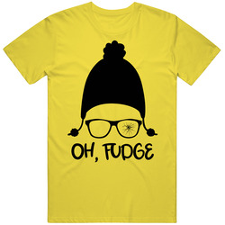Oh Fudge A Christmas Story Funny Christmas Holiday Season Movie Fan vintage retro daisy yellow T Shirt Oh Fudge A Christmas Story Funny Christmas Holiday Season Movie Fan vintage retro daisy yellow T Shirt