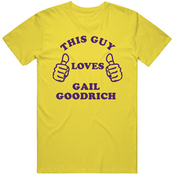 Gail Goodrich This Guy Loves Basketball Hockey Baseball Football vintage retro daisy yellow T Shirt