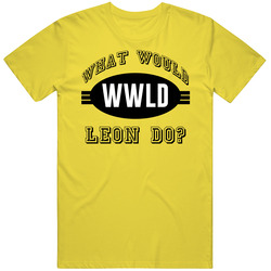 What Would Leon Do Wwjd Parody Custom Name vintage retro daisy yellow T Shirt What Would Leon Do Wwjd Parody Custom Name vintage retro daisy yellow T Shirt