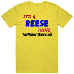 Its A Reese Thing Reunion Last Name Surname vintage retro daisy yellow T Shirt