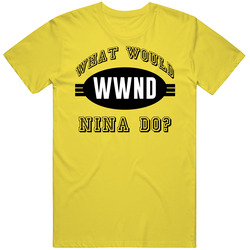 What Would Nina Do Wwjd Parody Custom Name vintage retro daisy yellow T Shirt What Would Nina Do Wwjd Parody Custom Name vintage retro daisy yellow T Shirt