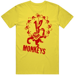 12 Monkeys Bruce Willis Brad Pitt Movie vintage retro daisy yellow T Shirt 12 Monkeys Bruce Willis Brad Pitt Movie vintage retro daisy yellow T Shirt