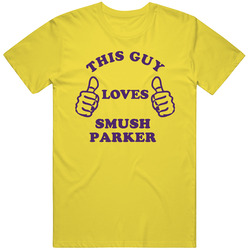 Smush Parker This Guy Loves Basketball Hockey Baseball Football vintage retro daisy yellow T Shirt Smush Parker This Guy Loves Basketball Hockey Baseball Football vintage retro daisy yellow T Shirt