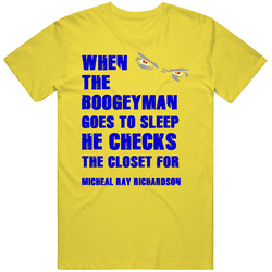 Micheal Ray Richardson California Boogeyman Basketball Hockey Baseball Football vintage retro daisy yellow T Shirt Micheal Ray Richardson California Boogeyman Basketball Hockey Baseball Football vintage retro daisy yellow T Shirt