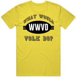 What Would Volk Do Wwjd Parody Custom Name vintage retro daisy yellow T Shirt What Would Volk Do Wwjd Parody Custom Name vintage retro daisy yellow T Shirt