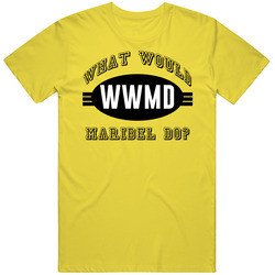 What Would Maribel Do Wwjd Parody Custom Name vintage retro daisy yellow T Shirt