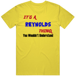 Its A Reynolds Thing Reunion Last Name Surname vintage retro daisy yellow T Shirt