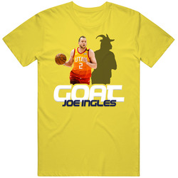Joe Ingles Goat Utah Basketball Player Fan vintage retro daisy yellow T Shirt Joe Ingles Goat Utah Basketball Player Fan vintage retro daisy yellow T Shirt