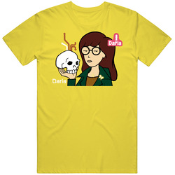 Daria Cartoon Tv Show vintage retro daisy yellow T Shirt Daria Cartoon Tv Show vintage retro daisy yellow T Shirt