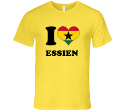 Michael Essien Ghana Mf I Love Heart Football Soccer World Cup vintage retro daisy yellow T Shirt Michael Essien Ghana Mf I Love Heart Football Soccer World Cup vintage retro daisy yellow T Shirt
